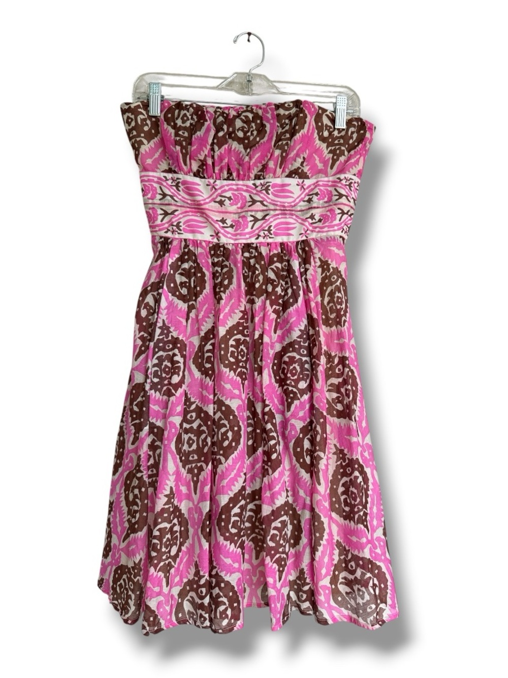 Anthropologie Plenty by Tracy Reese Damask Print Strapless Dress Size 4